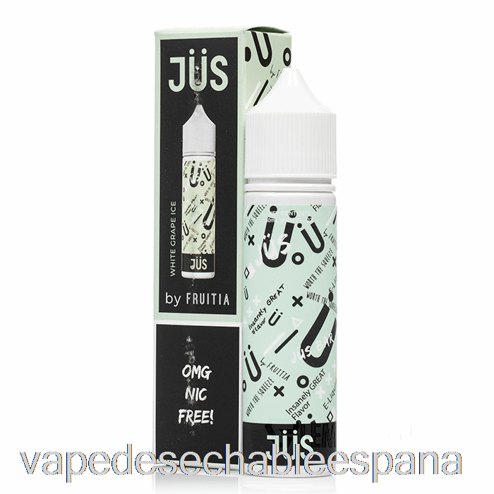 Vape España Hielo De Uva Blanca - Jus E-líquido - 60ml 3mg